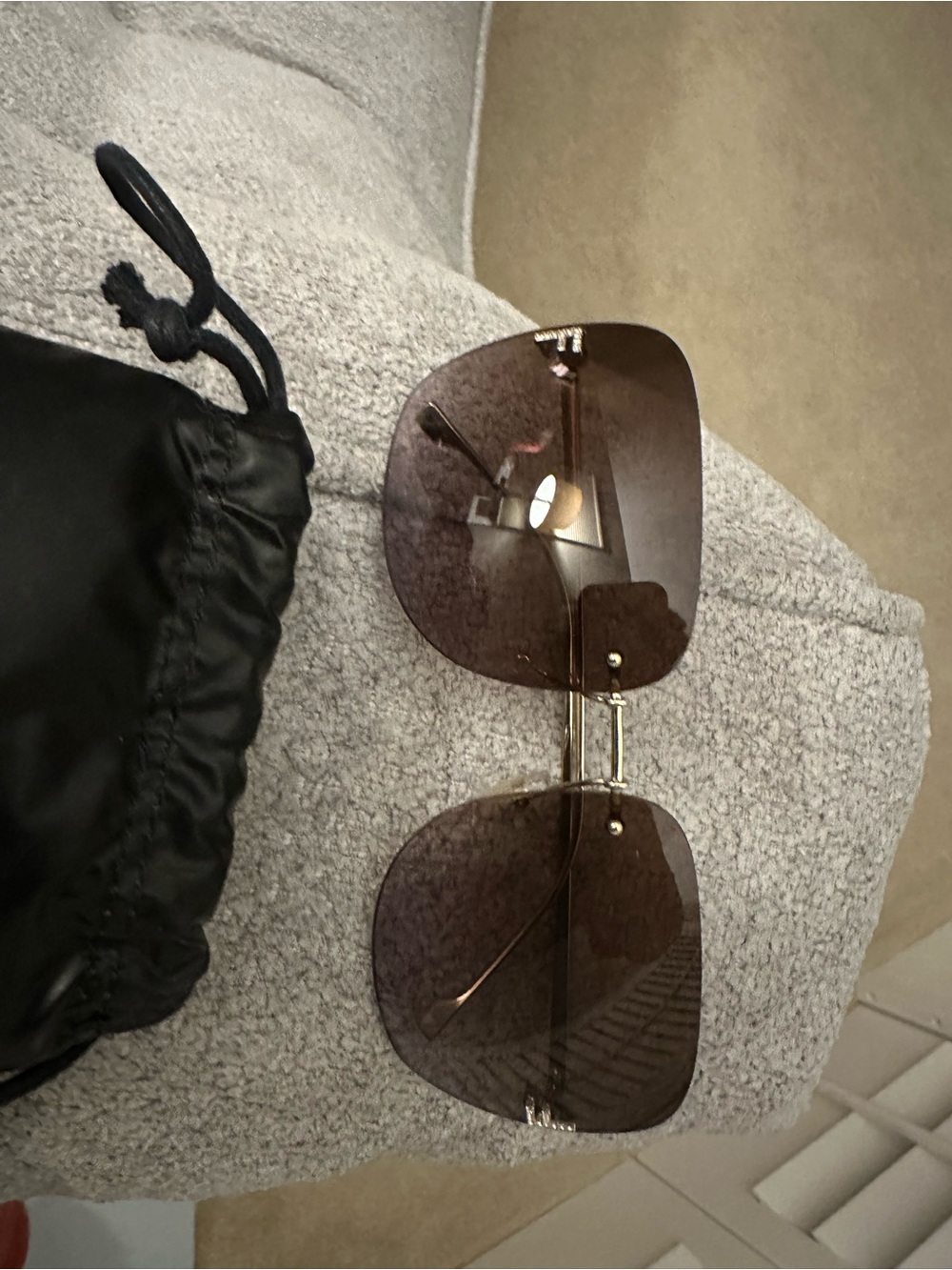 Fendi Aviator Sunglasses w/FENDI Pouch.